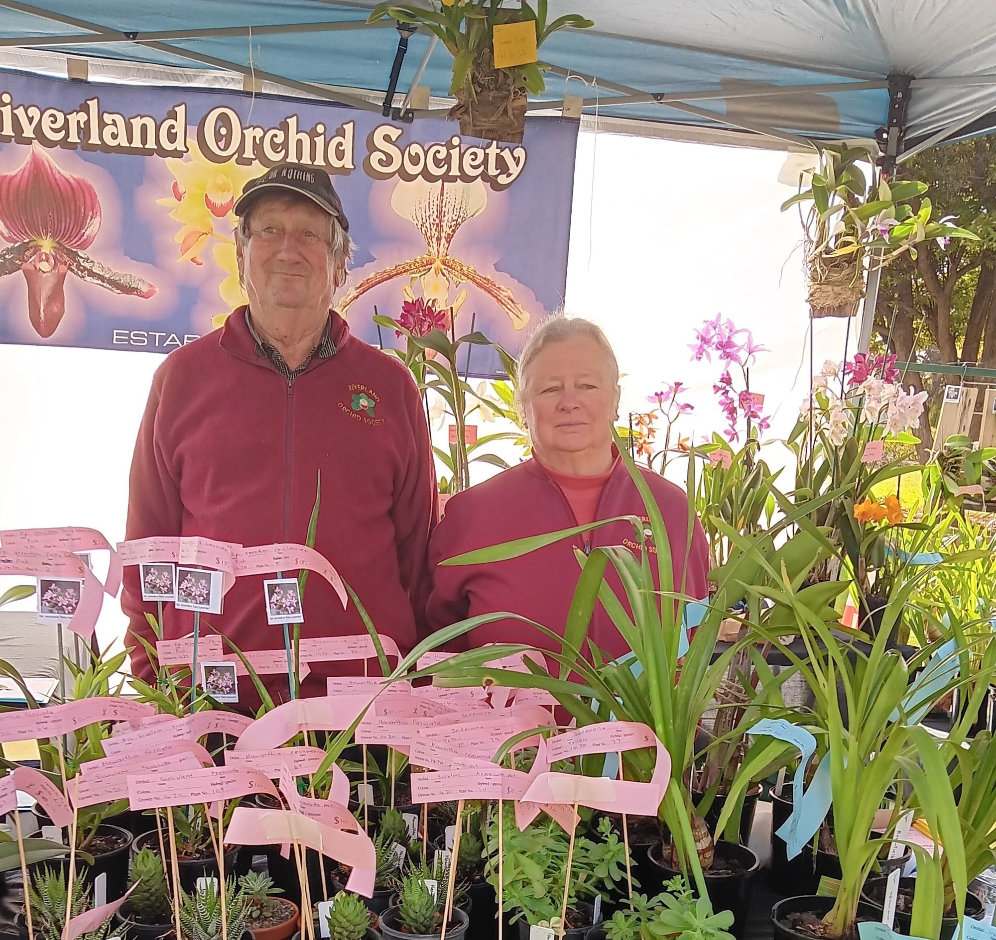 Orchid group’s weekend riverfront market appearance