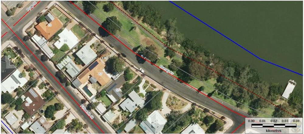Renmark road out of line?