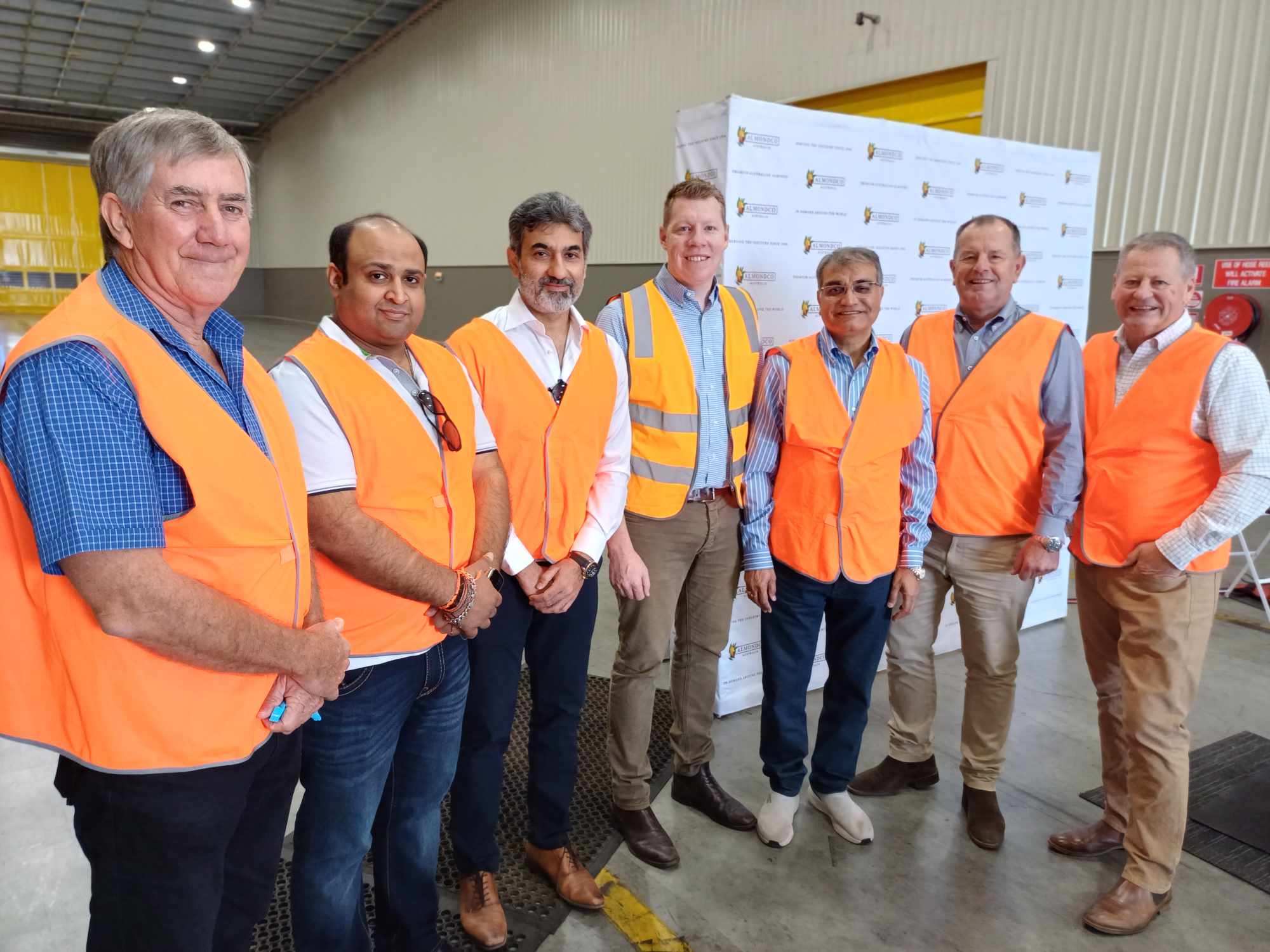 Joe hosts Almondco delegation