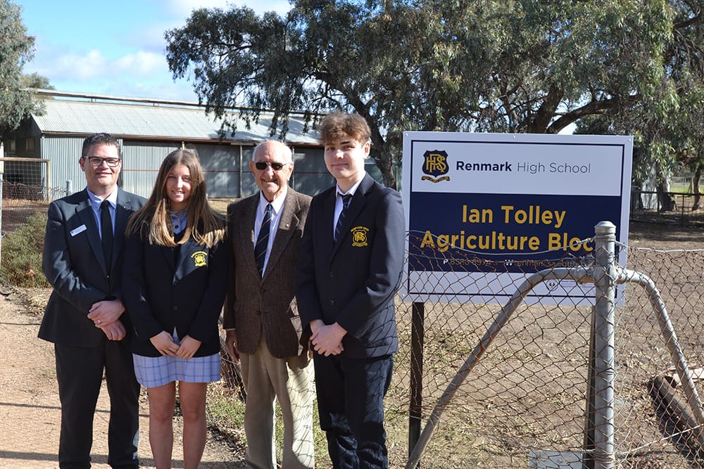 Horticulture expert’s school honour