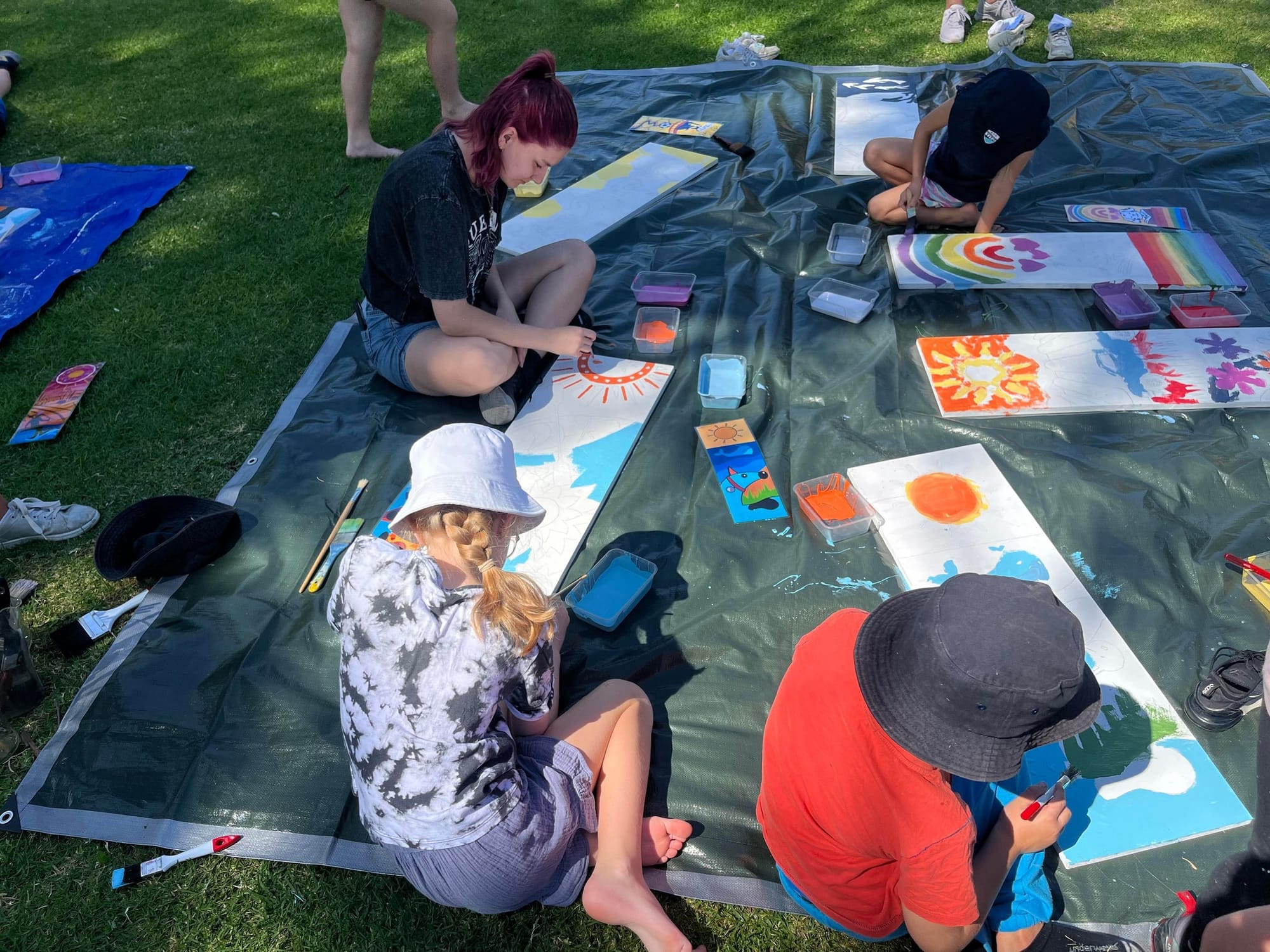 Youth art lights up Blanchetown