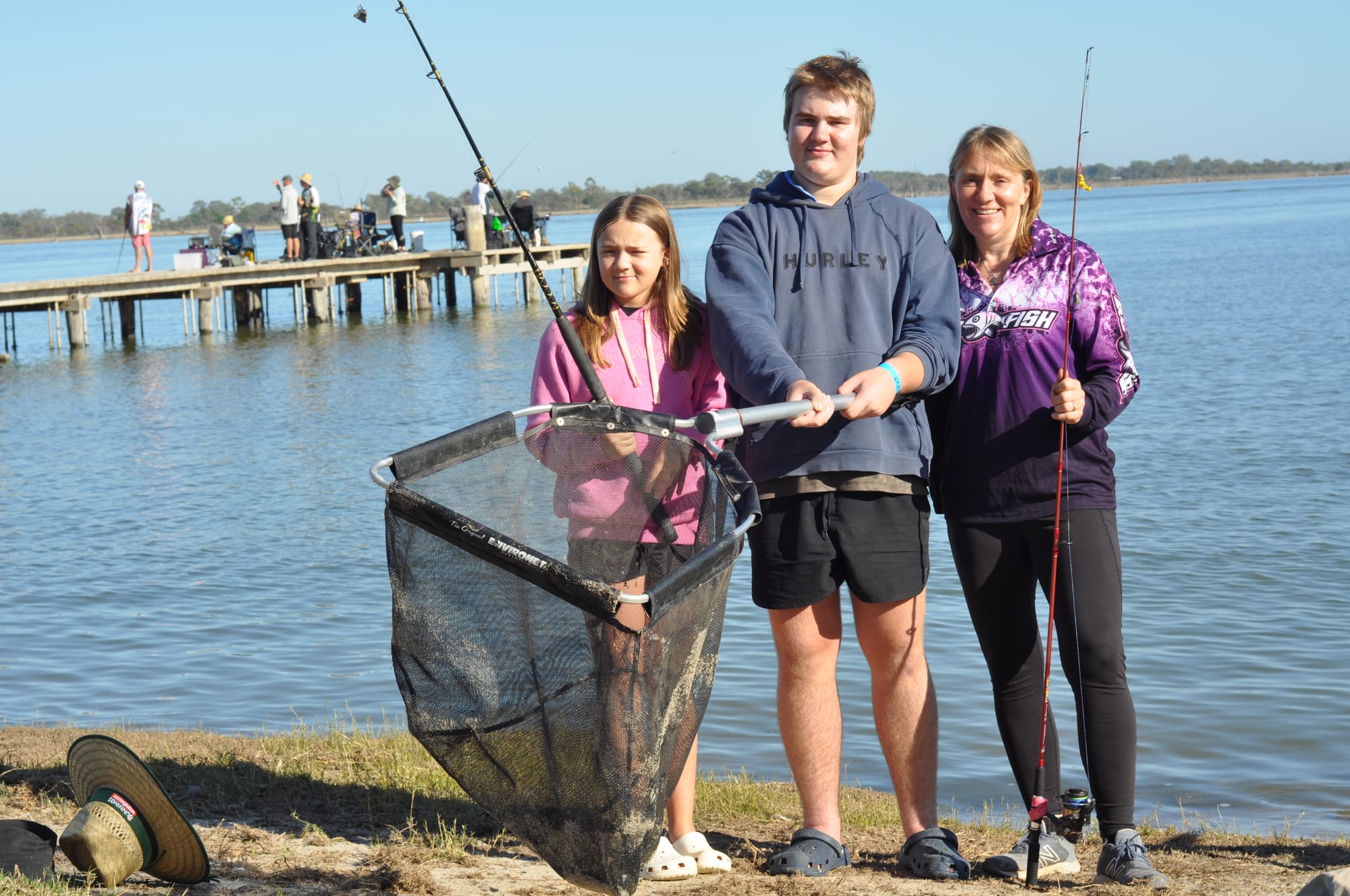 Flood leaves frenzy of carp for fishers