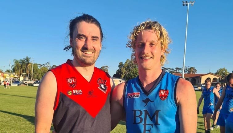 Cousins clash in friendly family footy feud