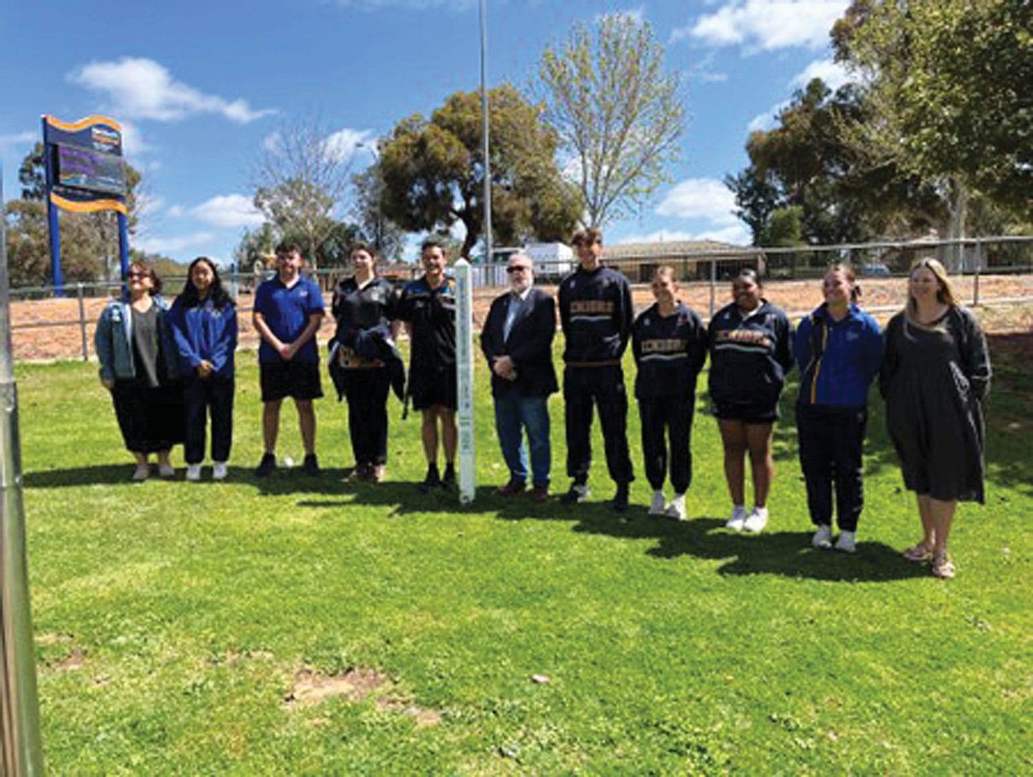 Berri Rotary lead peace pole ceremony