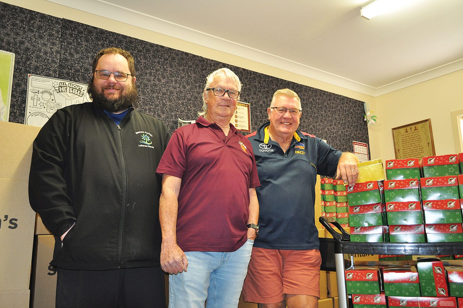 Locals share the gift (and 700 shoeboxes) of love