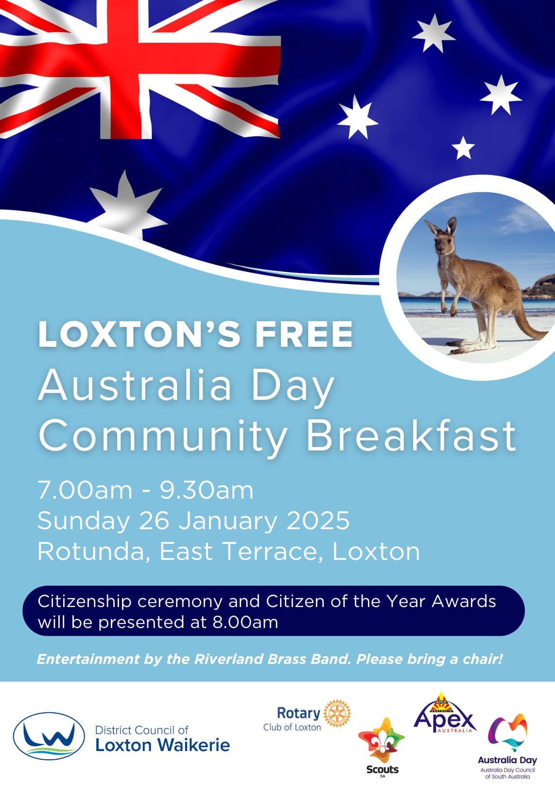 Loxton's Free Australia Day Community Breakfast