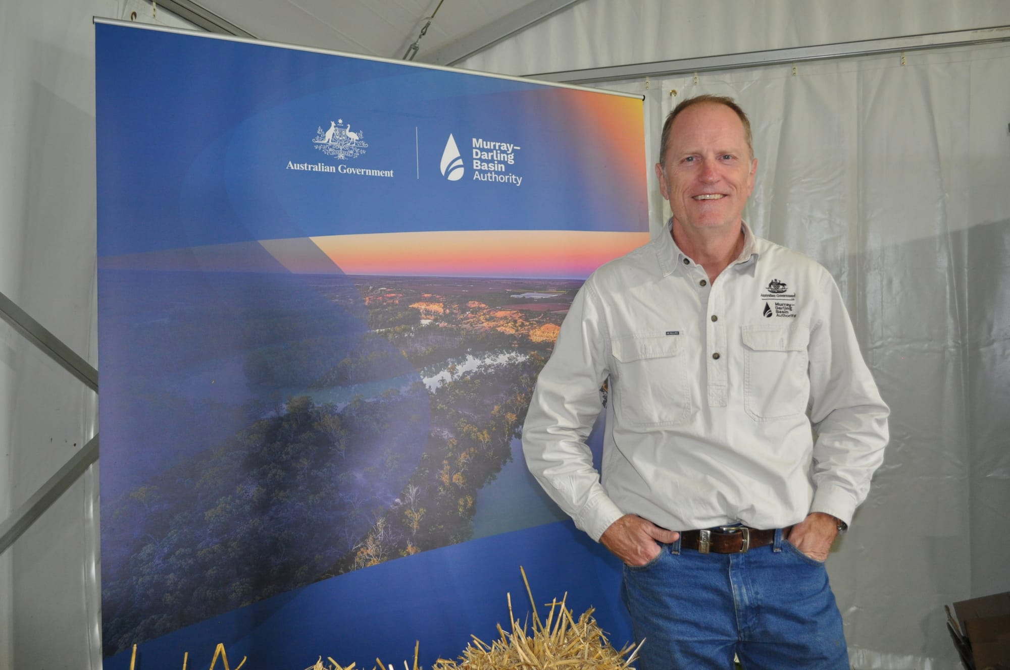 MDBA’s Andrew on hand at Riverland Field Days
