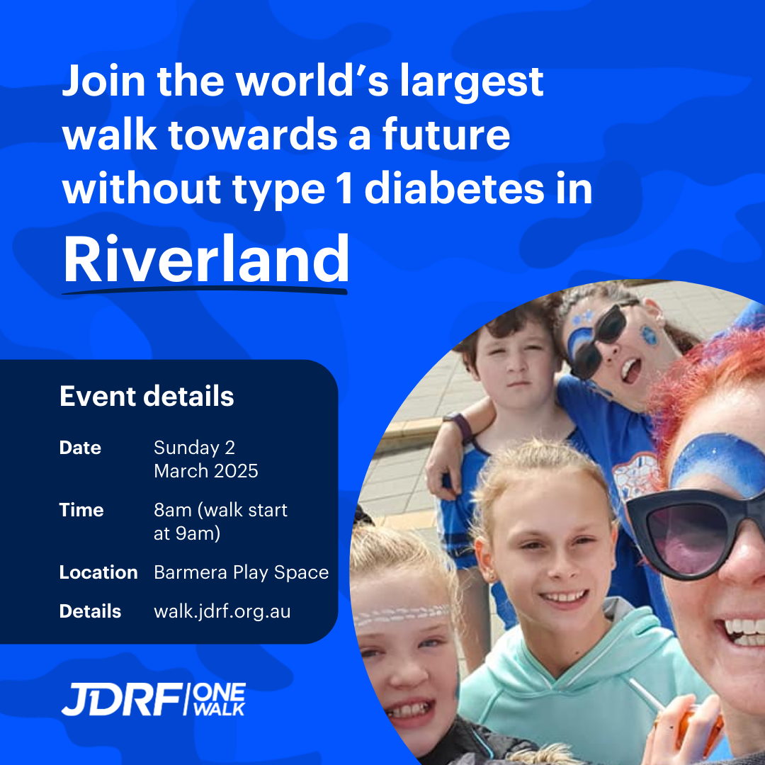 One Walk Riverland - World Without Type 1 Diabetes