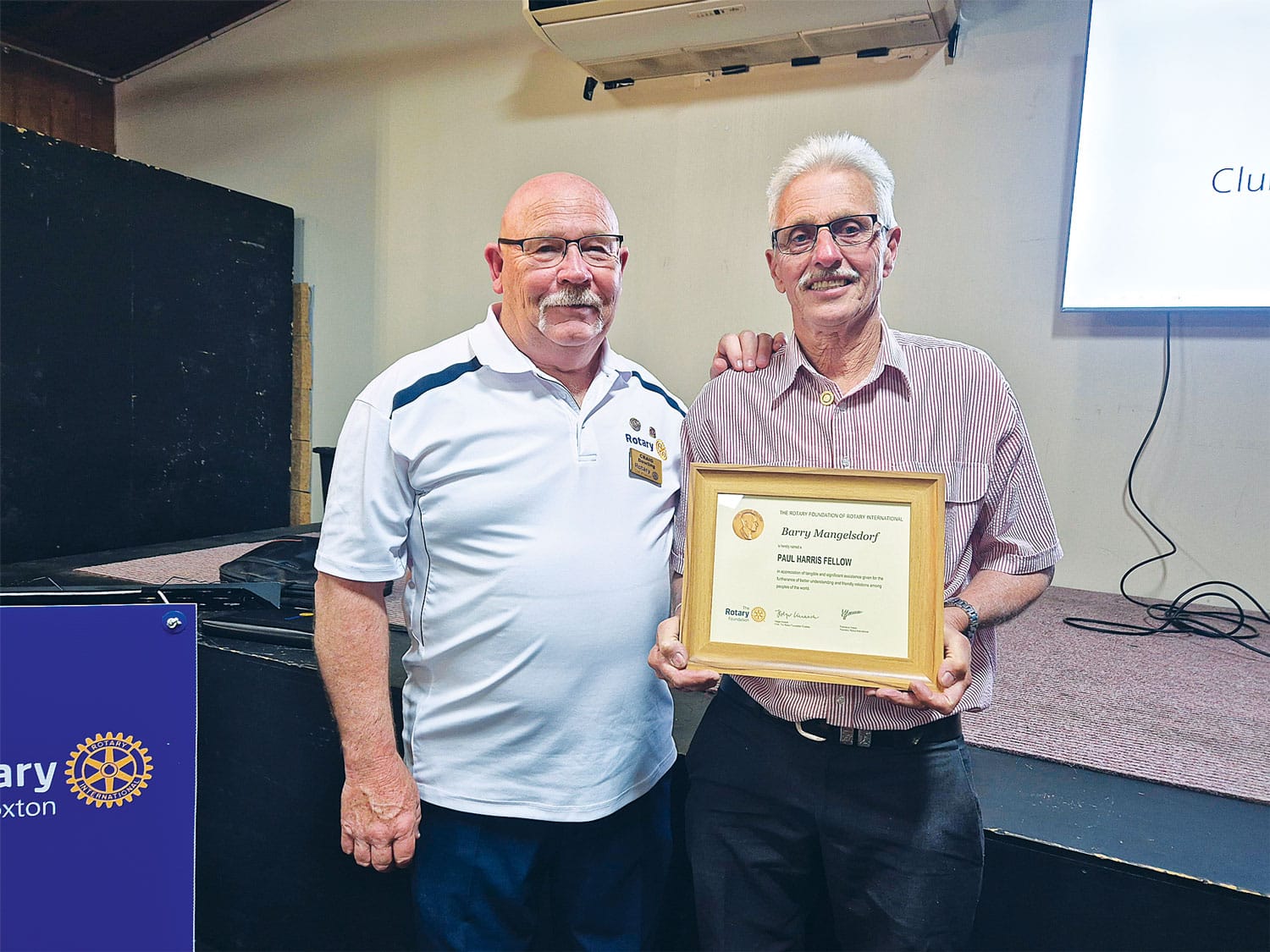 Rotary recognises Loxton volunteer