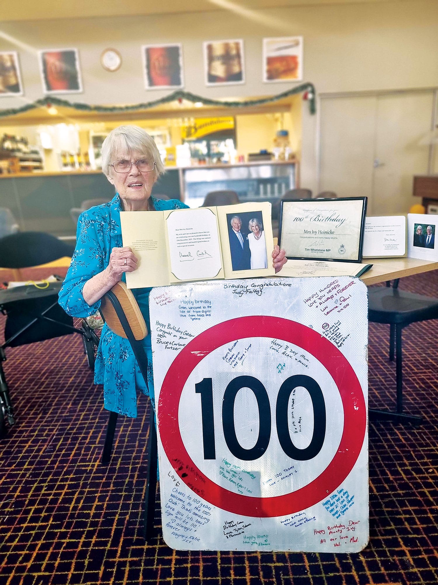 A century of stitches and community service for Loxton’s Ivy Heinicke