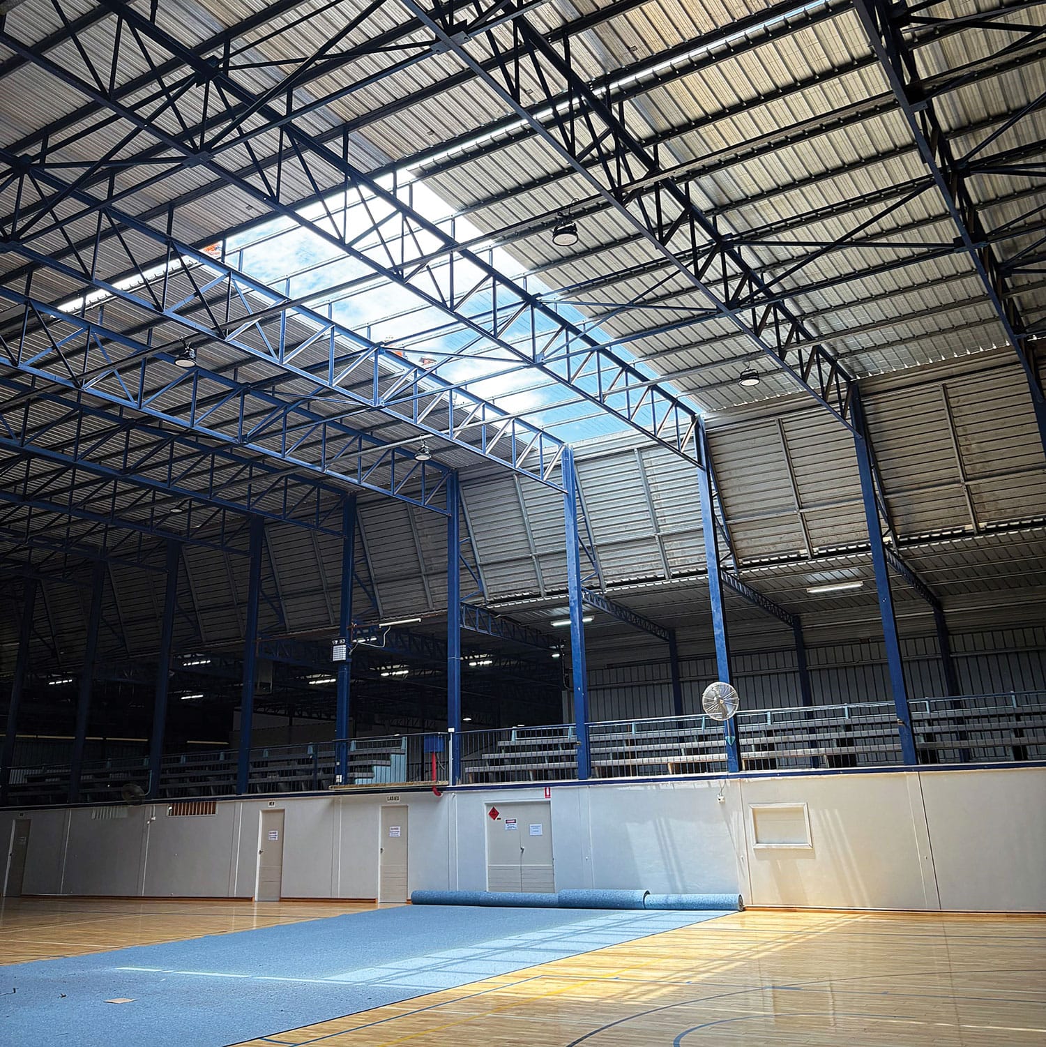 New rec centre roof in place