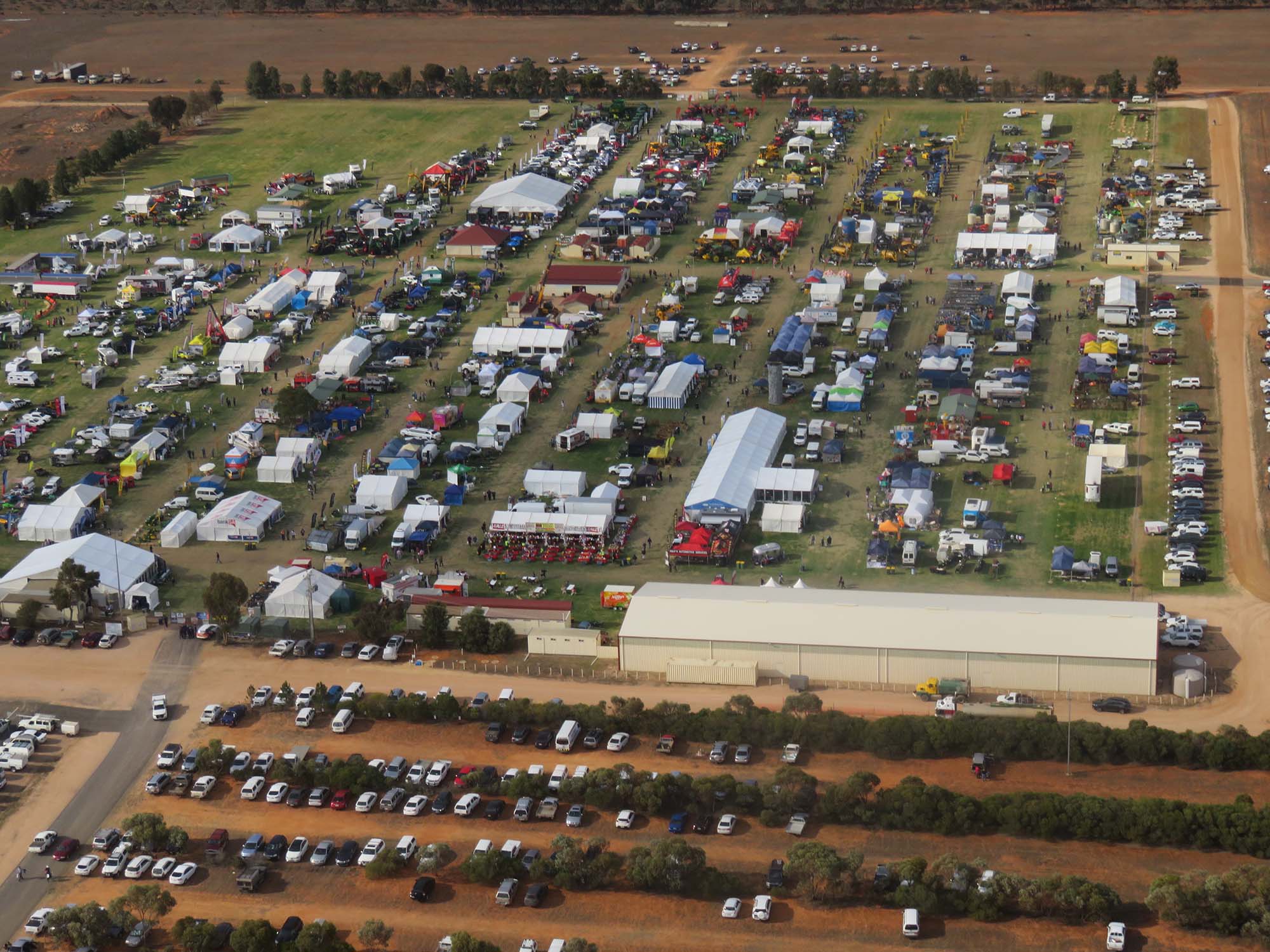 New access road to Riverland Field Days site