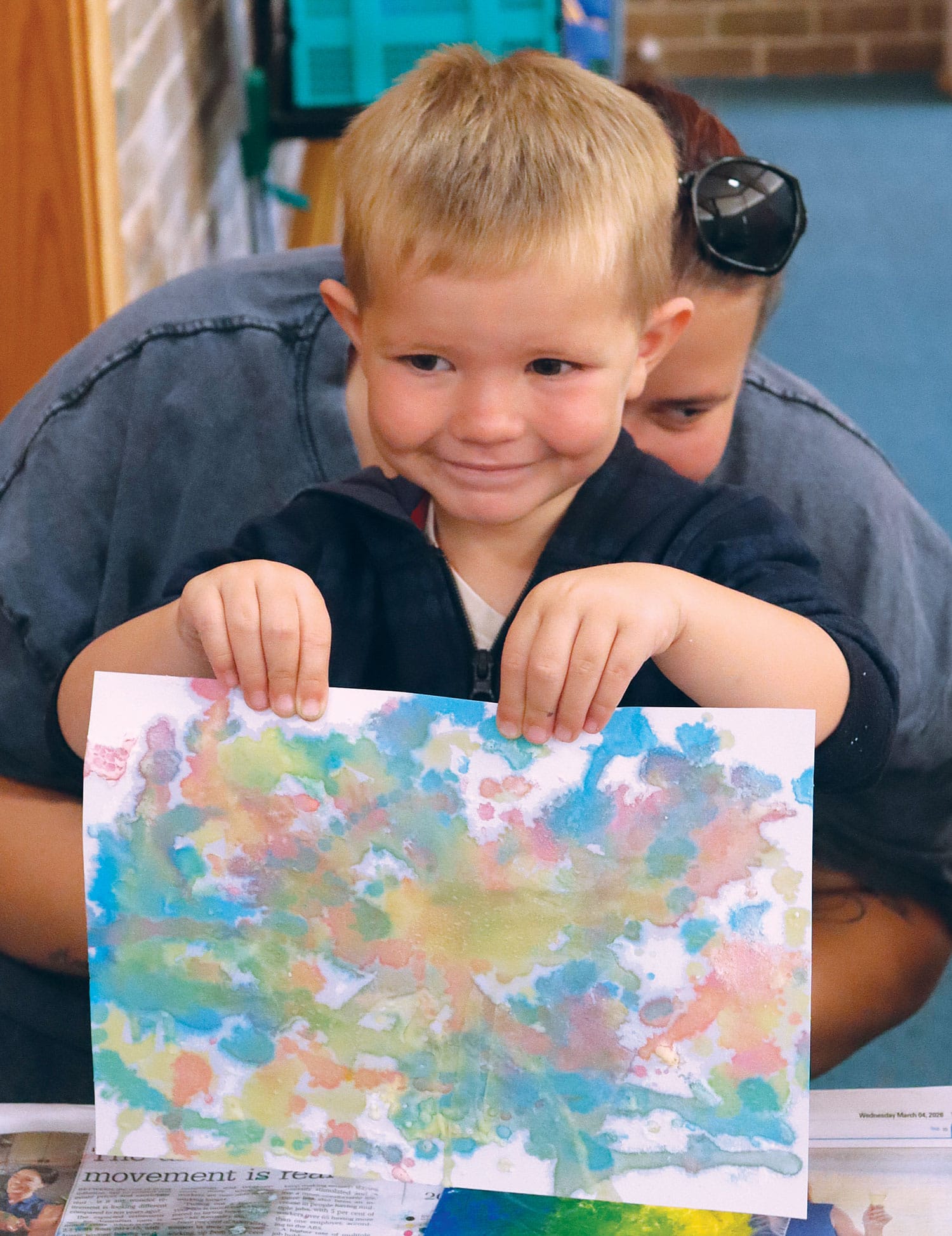 Rainbow reactions at Waikerie Library