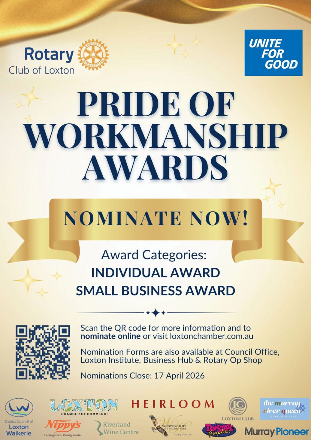 Recognising Loxton businesses and individuals contributions