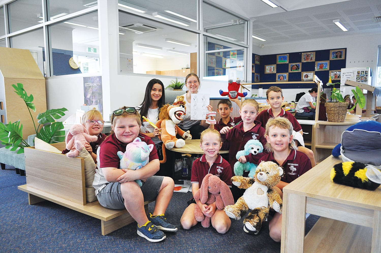 Too cute to bear: Monash students take part in a Teddy Bear Hospital