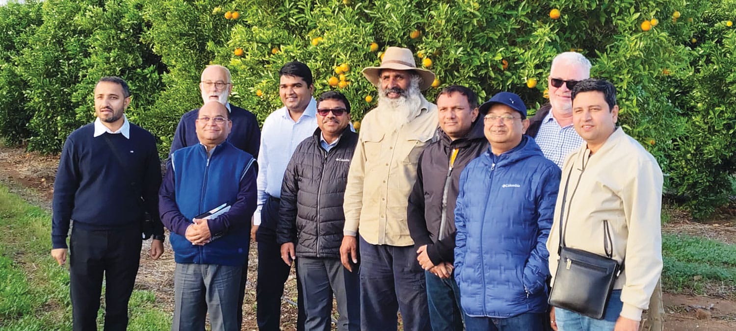 Indian delegation studying the Riverland’s irrigation industry