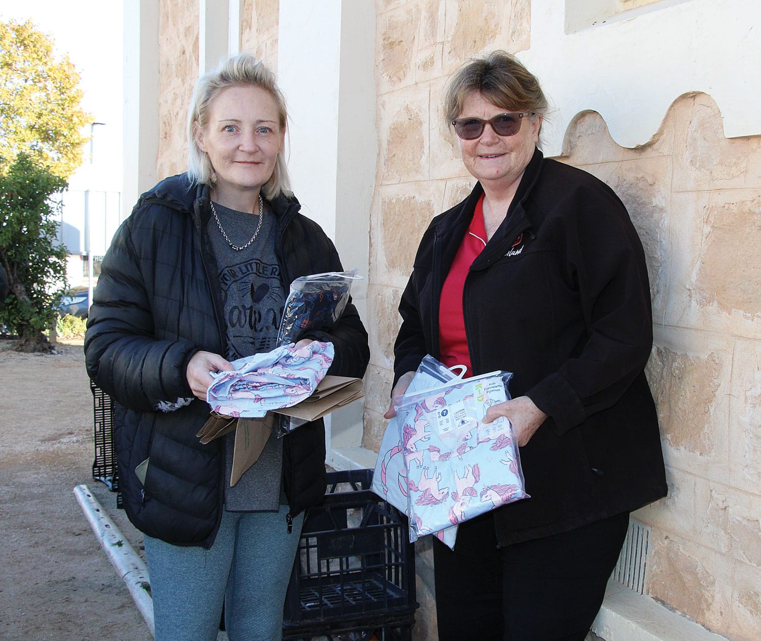 Donated pyjamas gratefully received