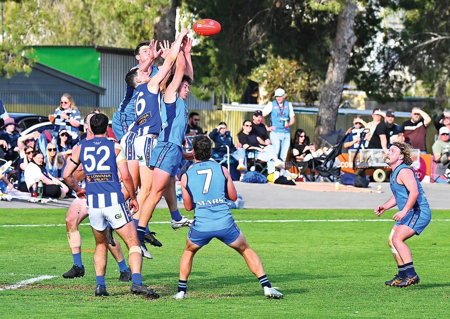 Around the grounds Football results