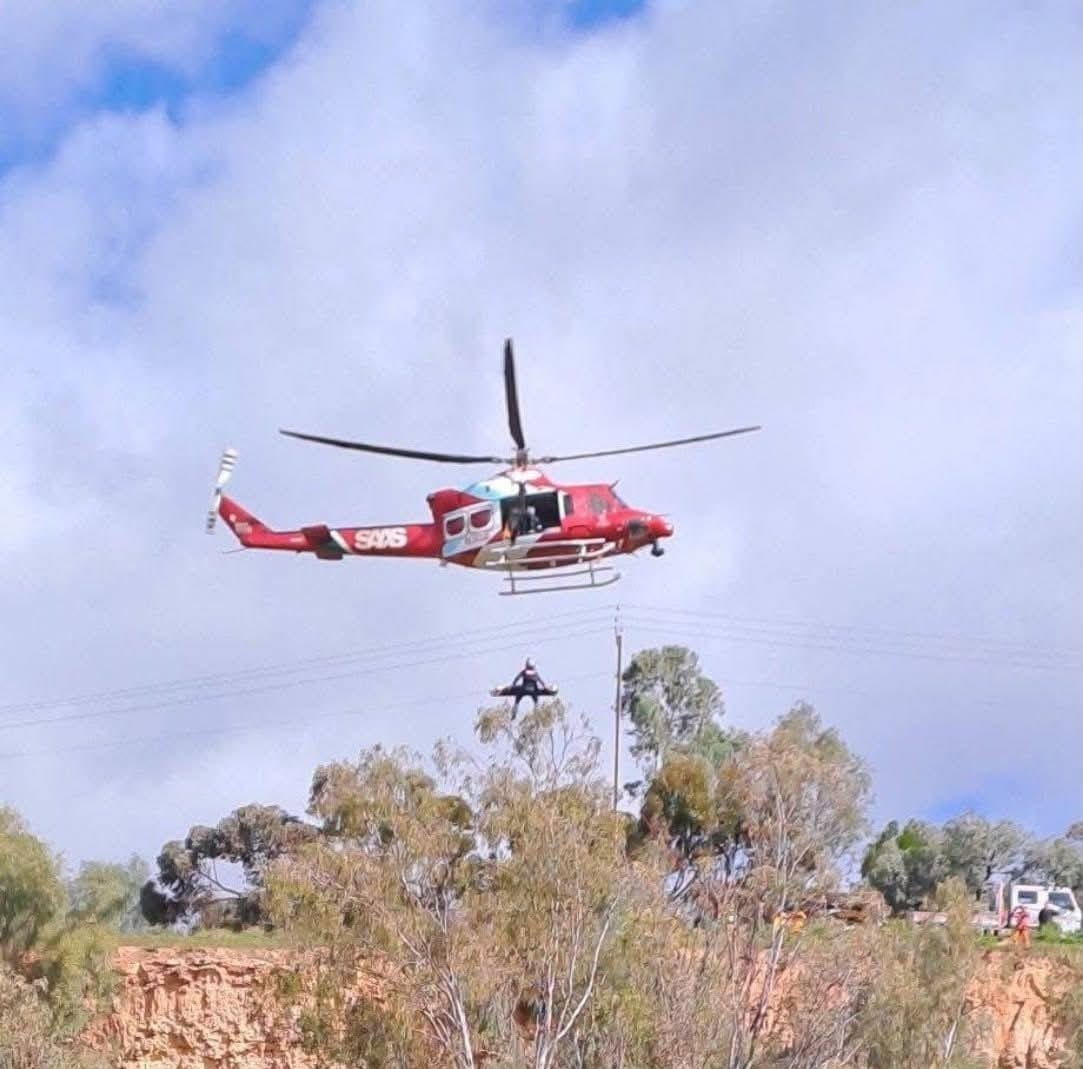 Woman rescued after cliff fall