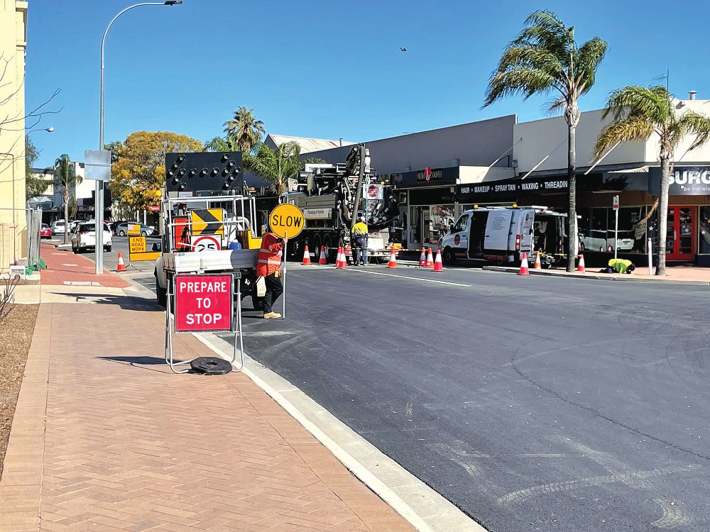 Works put road to one lane post image