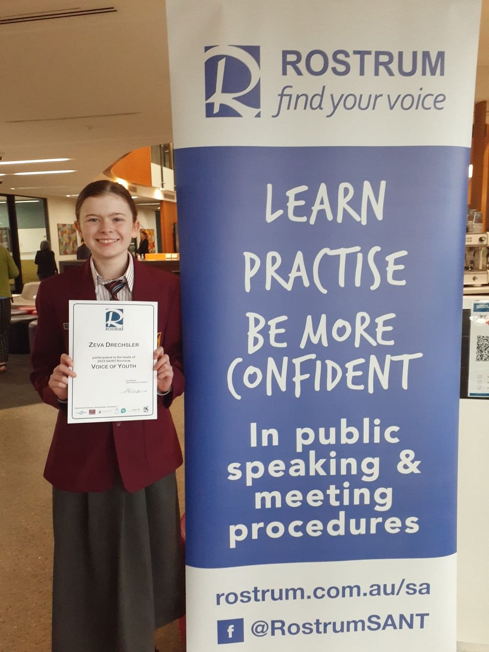 LHS students tackle public speaking comp post image