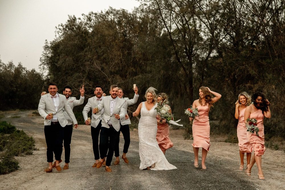 Saying I do come rain, hail or shine post image