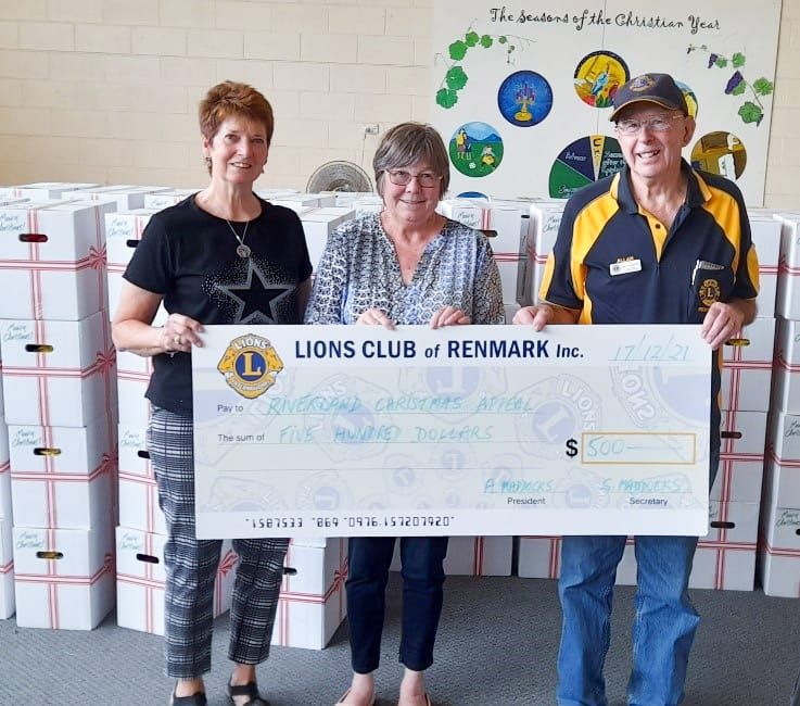 Lions’ donations to bring Christmas cheer post image