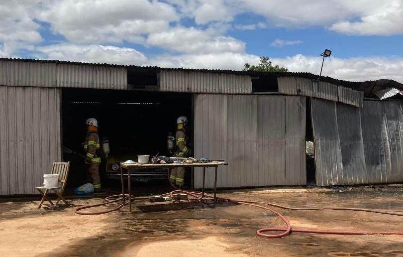 $100k damage in Renmark shed fire post image
