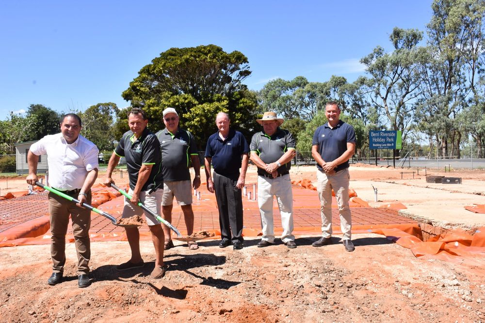 Work starts on Berri caravan park upgrade post image