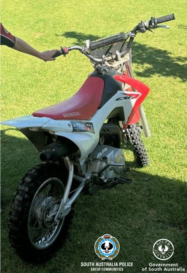 Quad bike stolen in Cadell last month post image