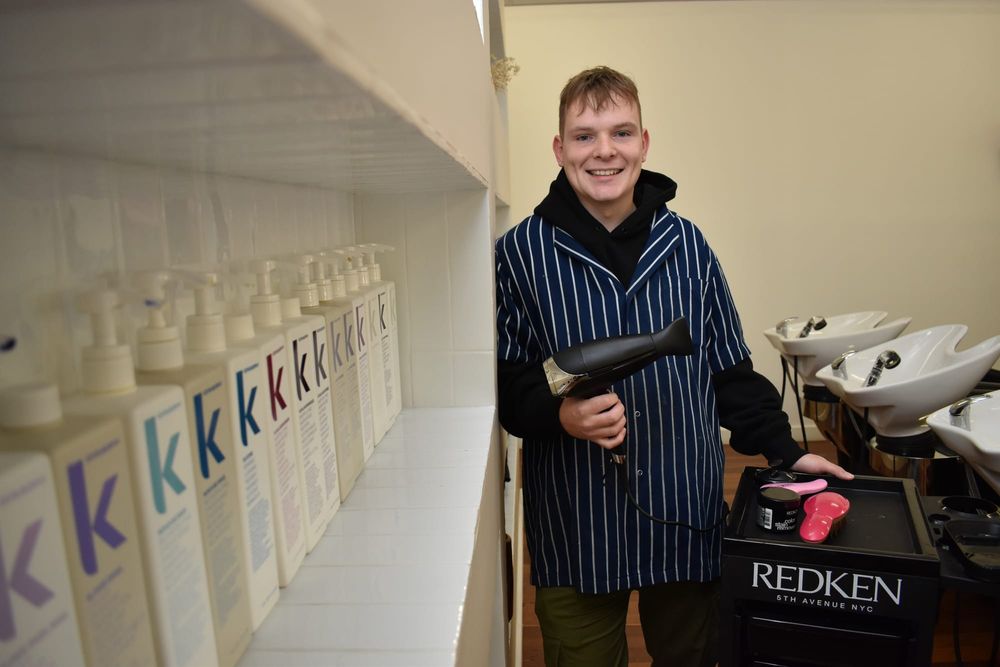 Liam is trading snags for scissors post image