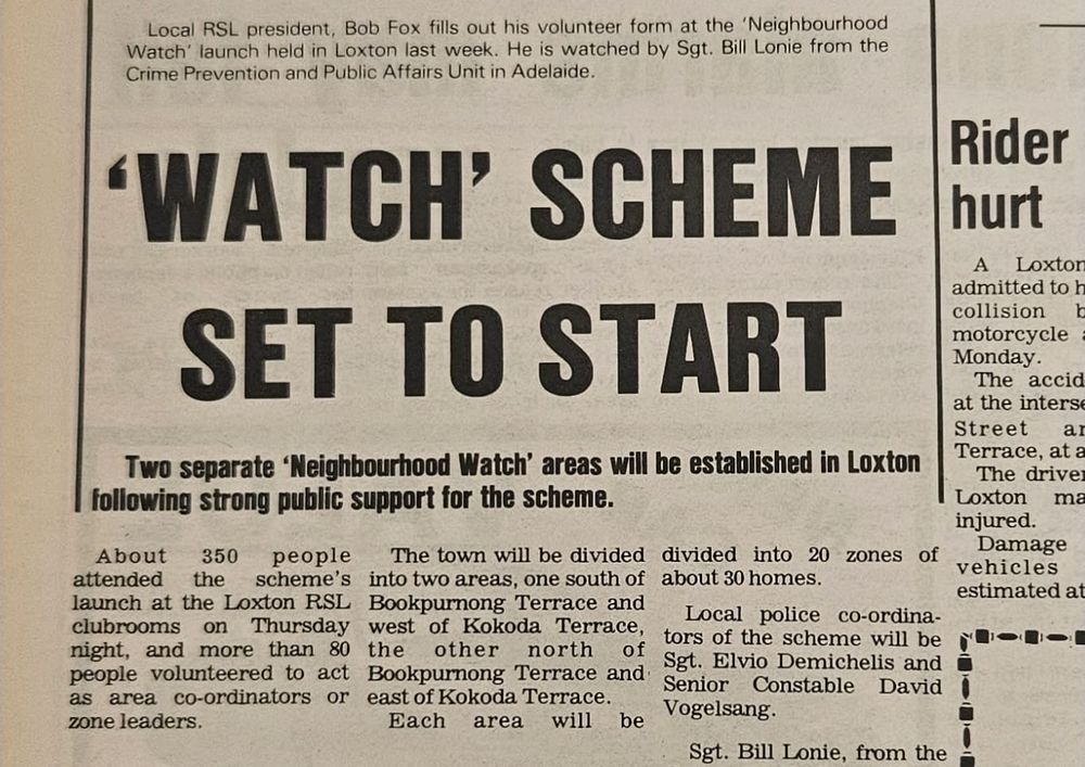35 years of keeping Loxton locals safe post image