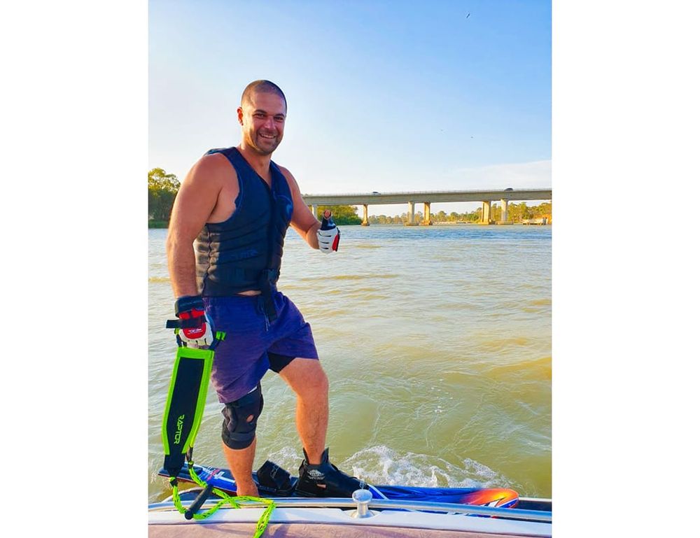 Bryce skis through the lock for Jock post image