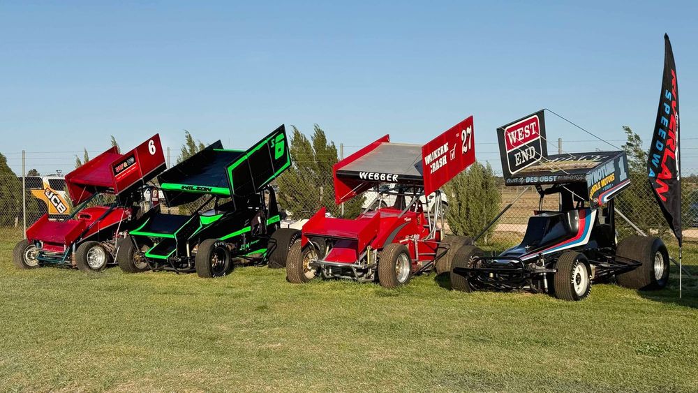 Flying the speedway flag in the field post image