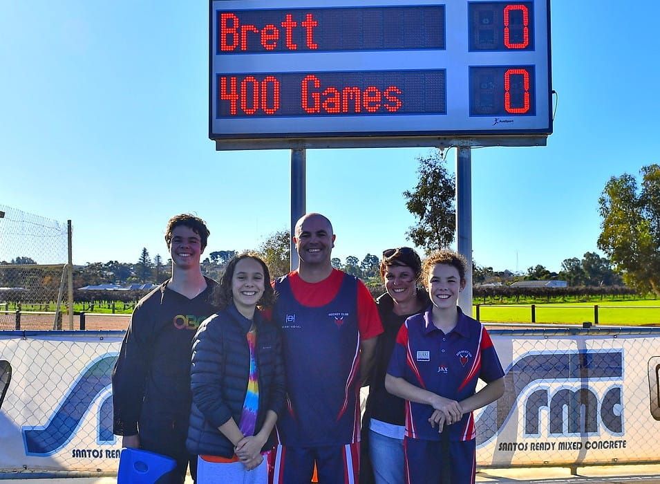 Brett from Berri brings up 400 in style post image