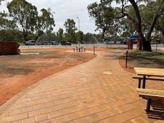 Council teams with Lions for park work post image