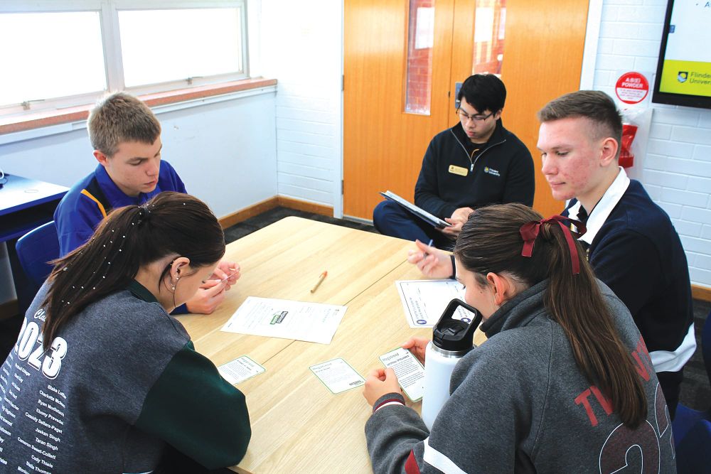 Students get a taste of university work post image