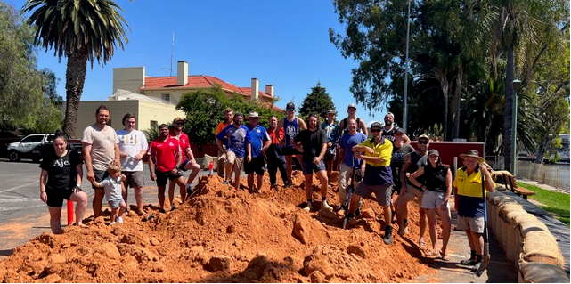 Local footballers ‘giving back’ for flood recovery post image