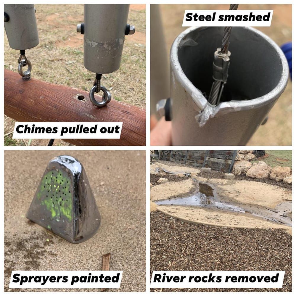 ‘Shocking’ park vandalism post image