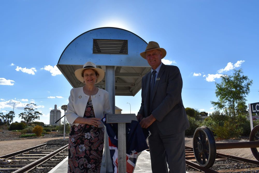 Rail heritage set in stone post image