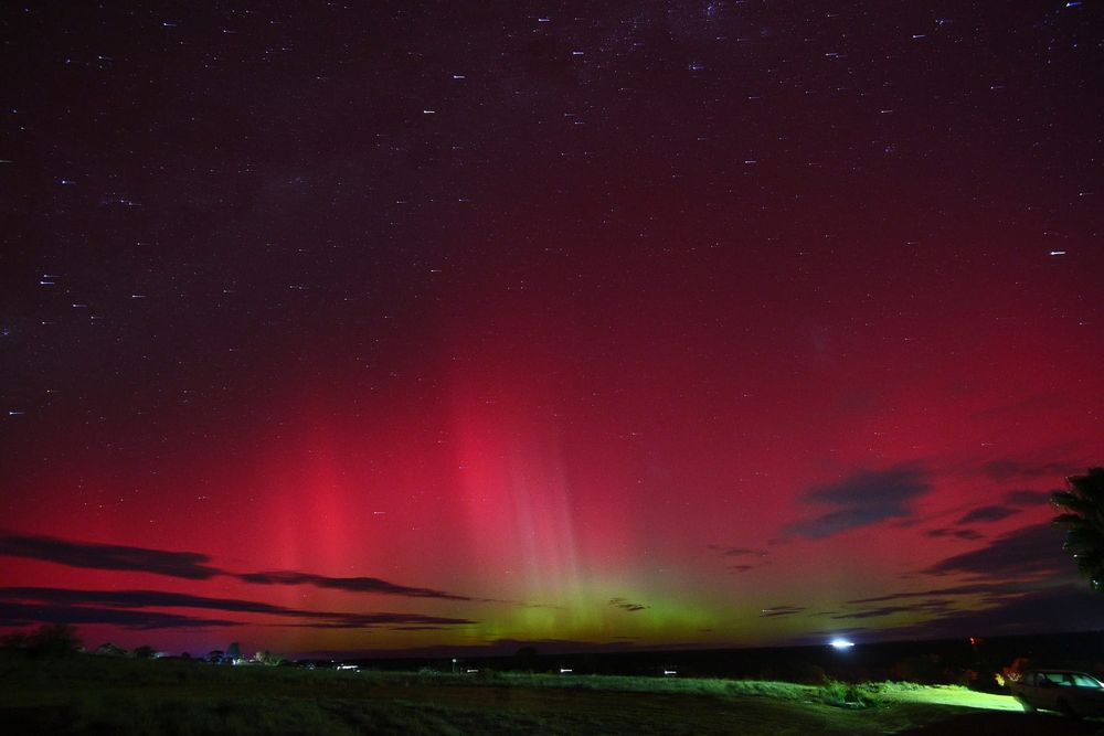 Geomagnetic storm lights up Riverland skies post image