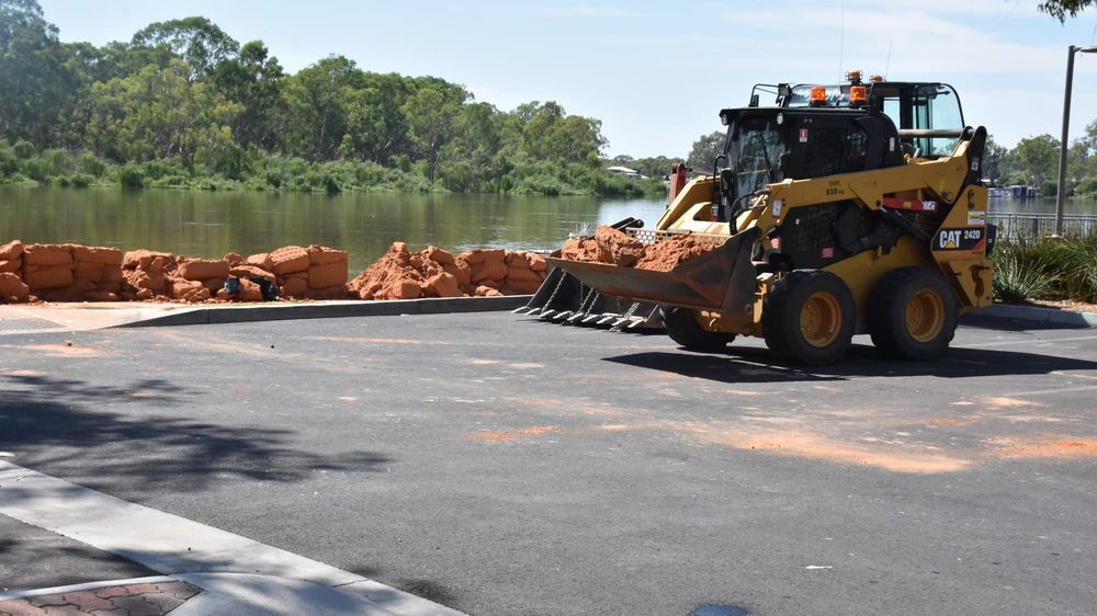 First levee comes down as flood water recedes post image