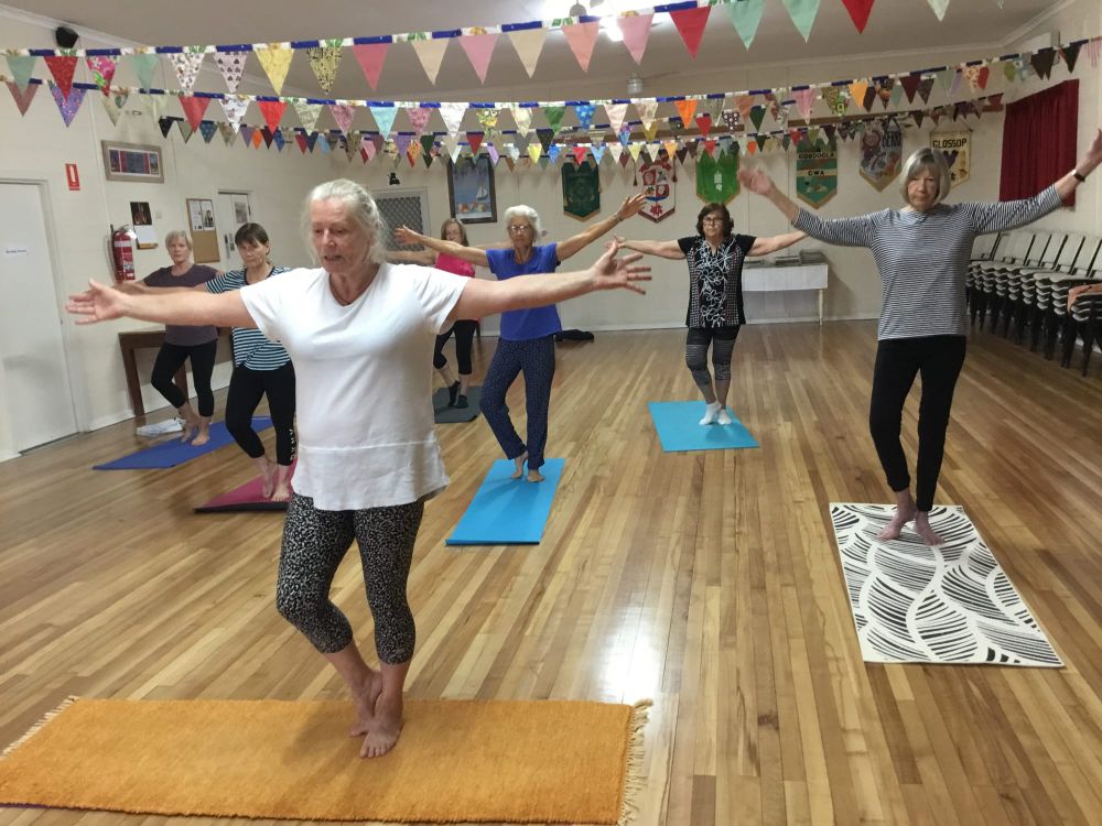 Yoga benefiting local U3A members post image