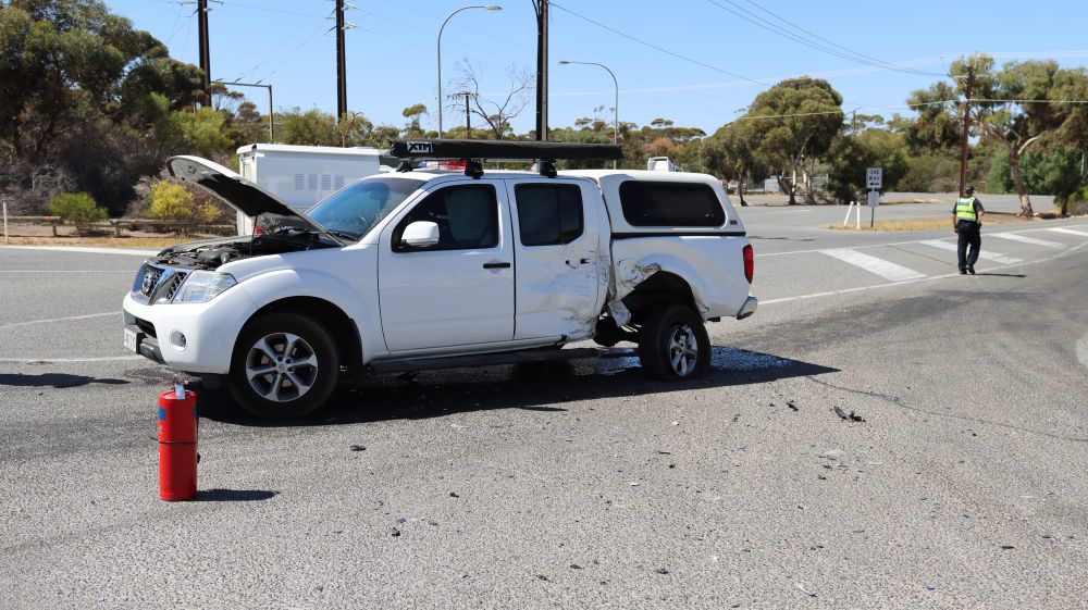 Elderly driver slightly injured in crash post image