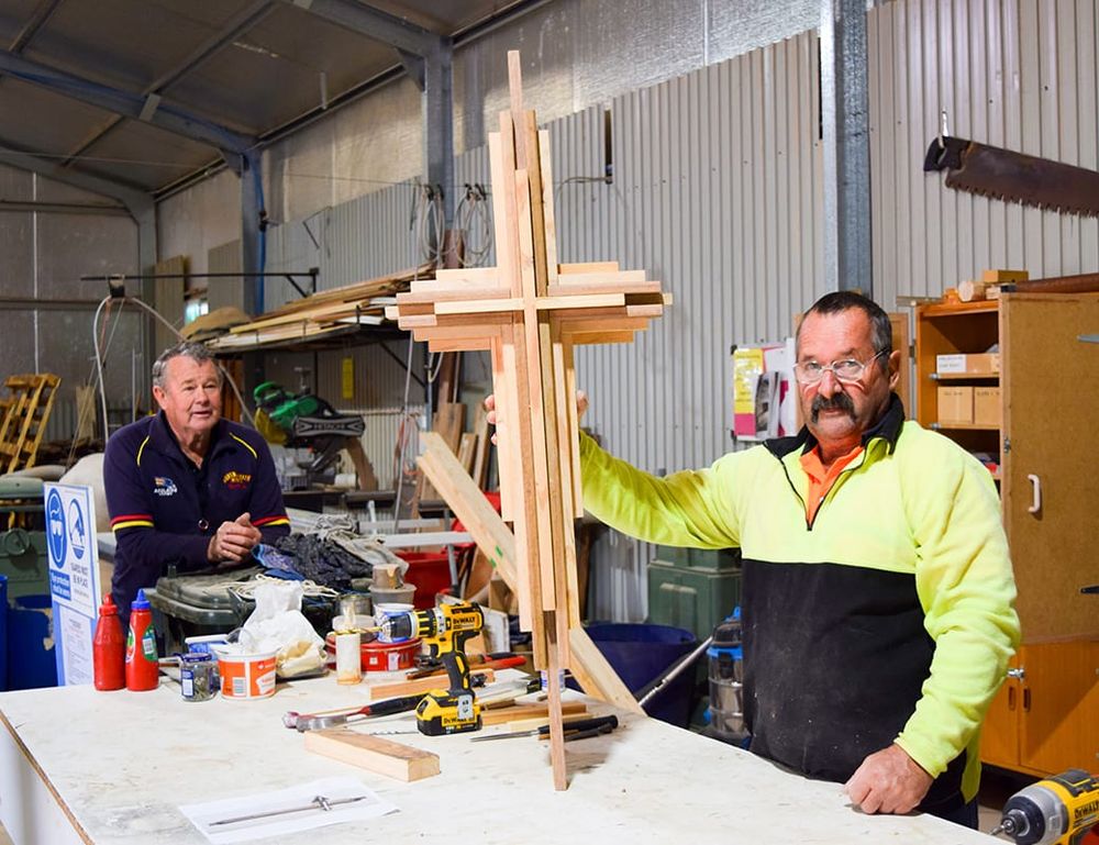 Men’s Shed opens for 10 at a time post image