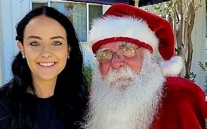 Riverland Santa says seeya later to his beard post image