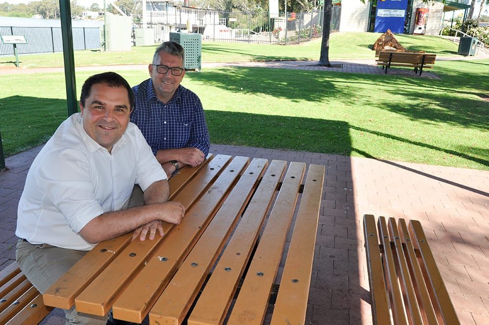 Water minister sits down with locals post image