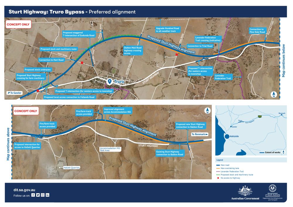 Land allocated for potential dual-lane bypass post image