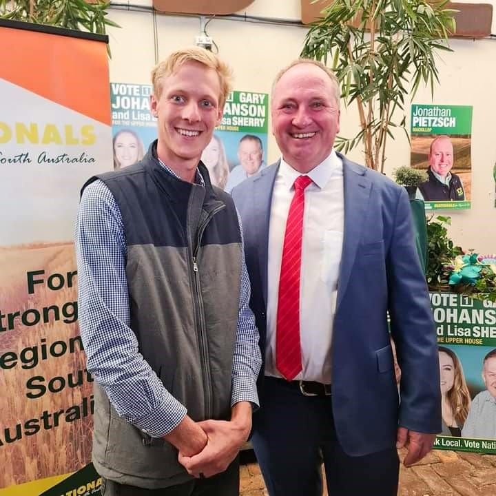 Chaffey Nats candidate catches up with Barnaby post image