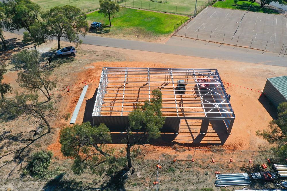 Dinghy Club construction continues post image